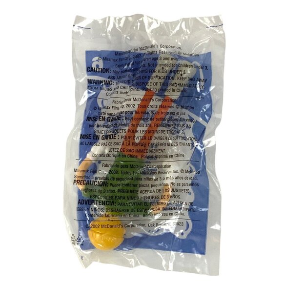 McDonalds Happy Meal Toy Pinocchio Geppetto Wood Carver Plastic 2002 New - Picture 3 of 3